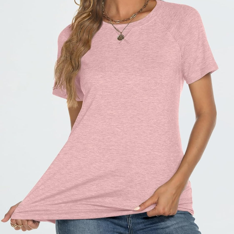 Women's Lightweight Soft Crewneck Short Sleeve Tee