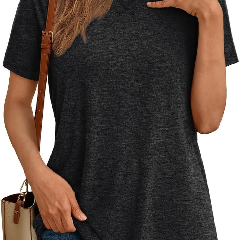 Women's Lightweight Soft Crewneck Short Sleeve Tee