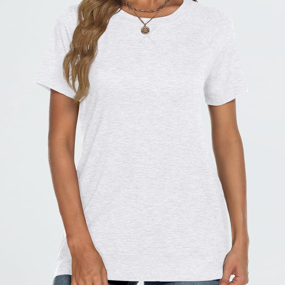 Women's Lightweight Soft Crewneck Short Sleeve Tee