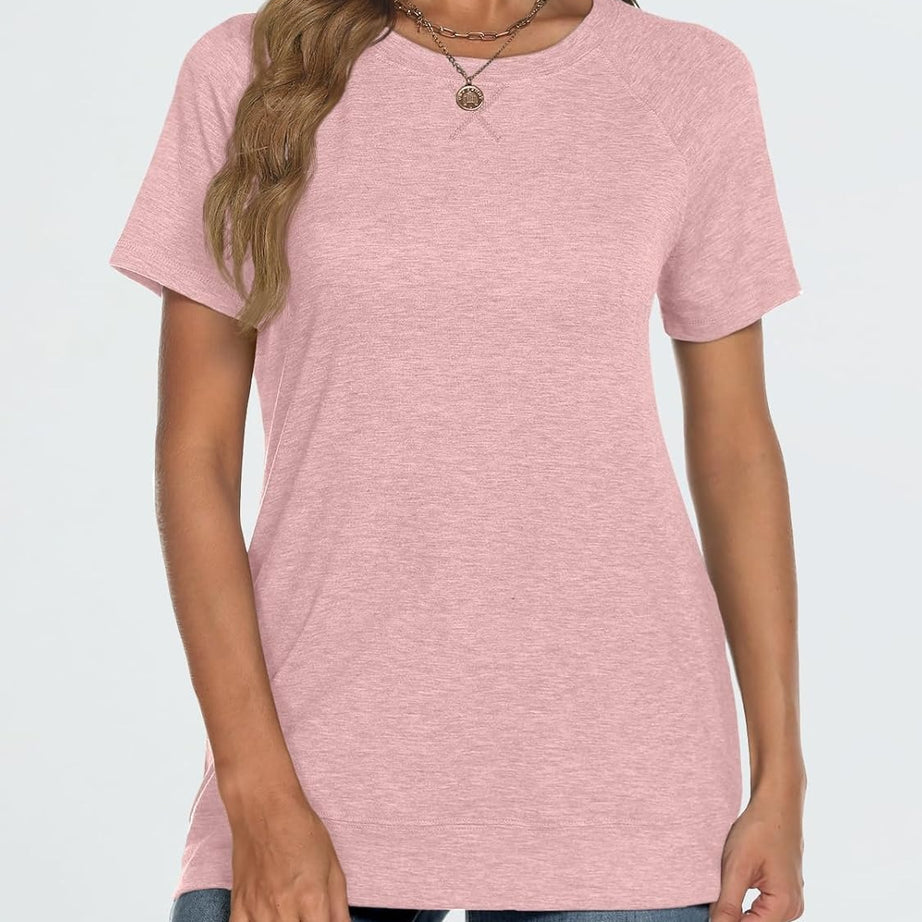 Women's Lightweight Soft Crewneck Short Sleeve Tee
