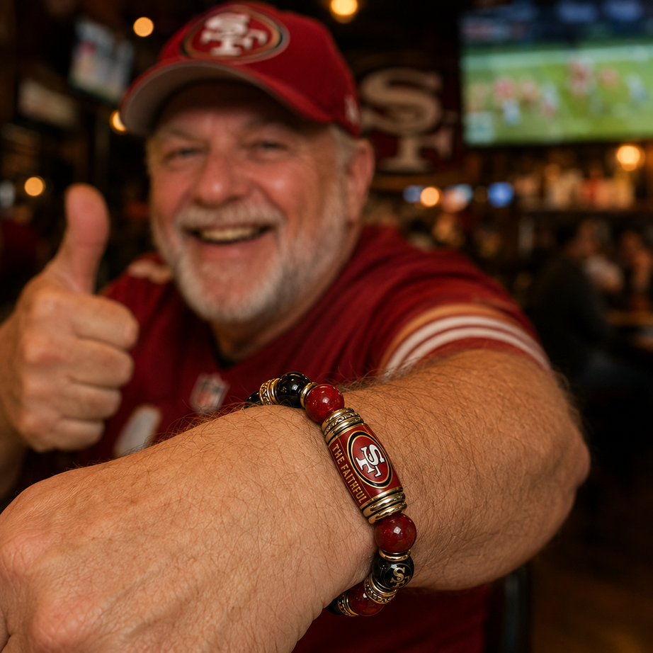 The Faithful 80th Anniversary Commemorative Beaded Bracelet