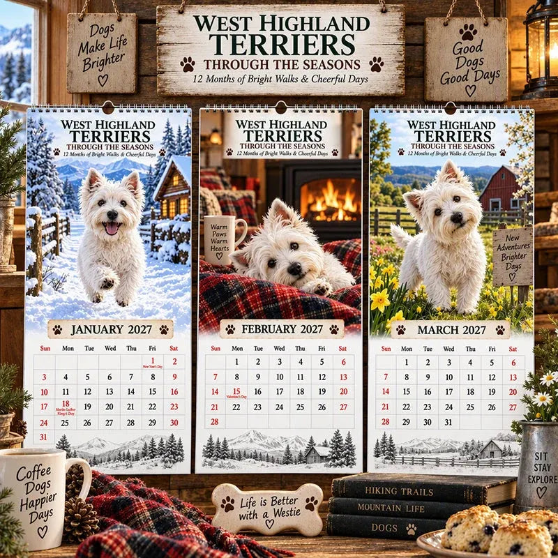 West Highland Terrier Wall Calendar