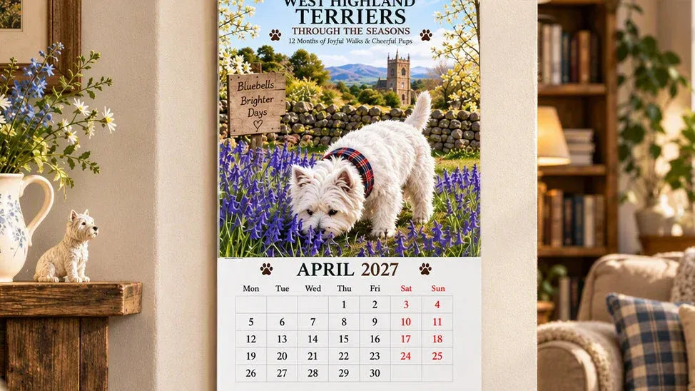 West Highland Terrier Wall Calendar