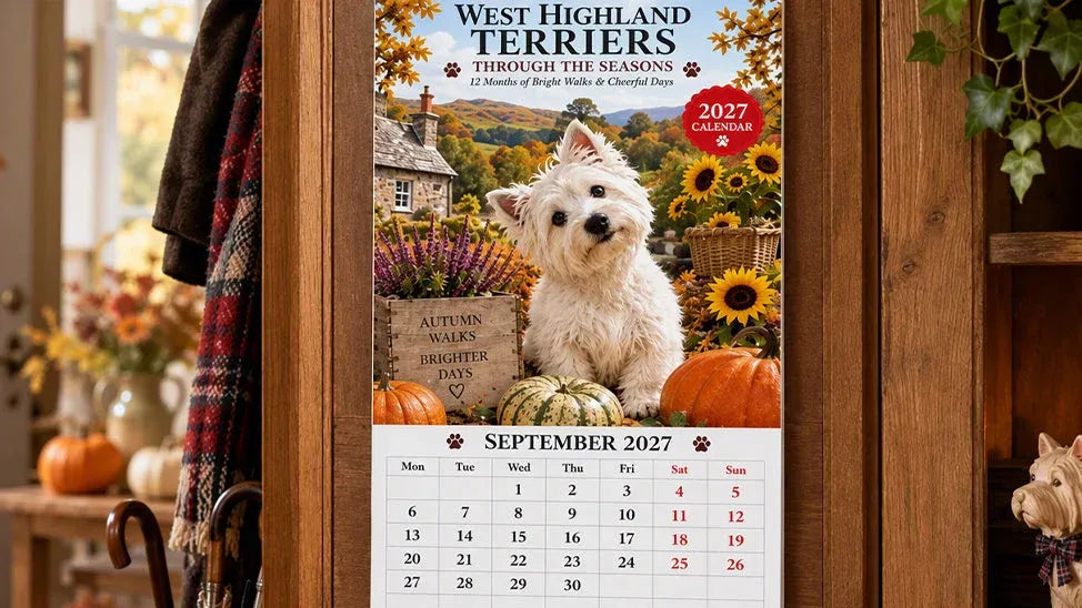 West Highland Terrier Wall Calendar