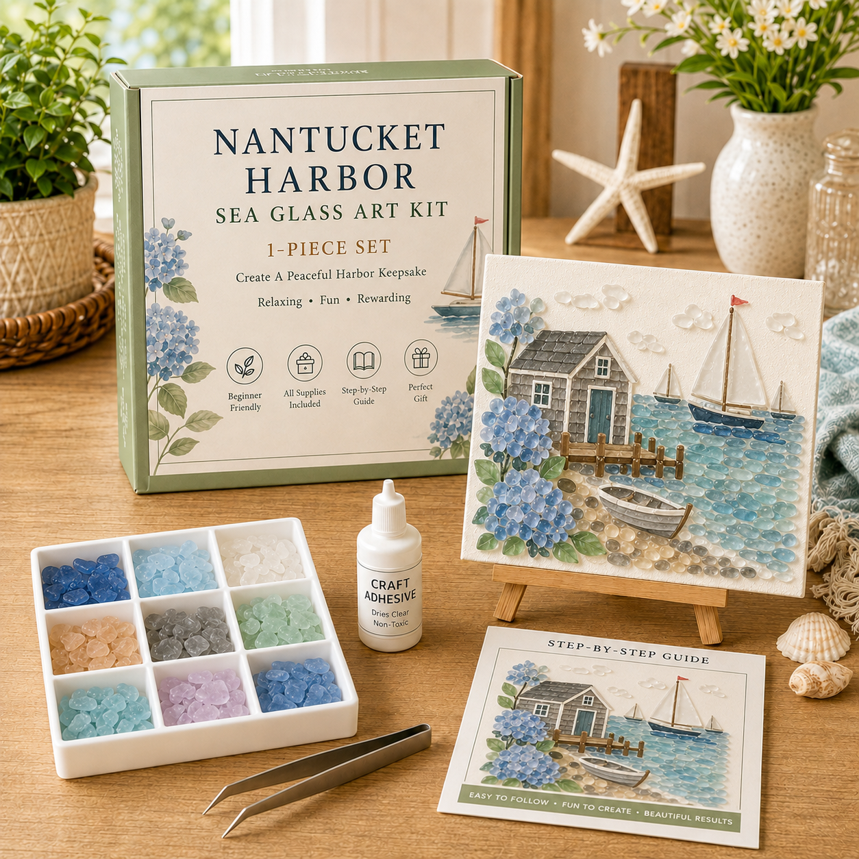 Timeless American Destinations Sea Glass Art Kit