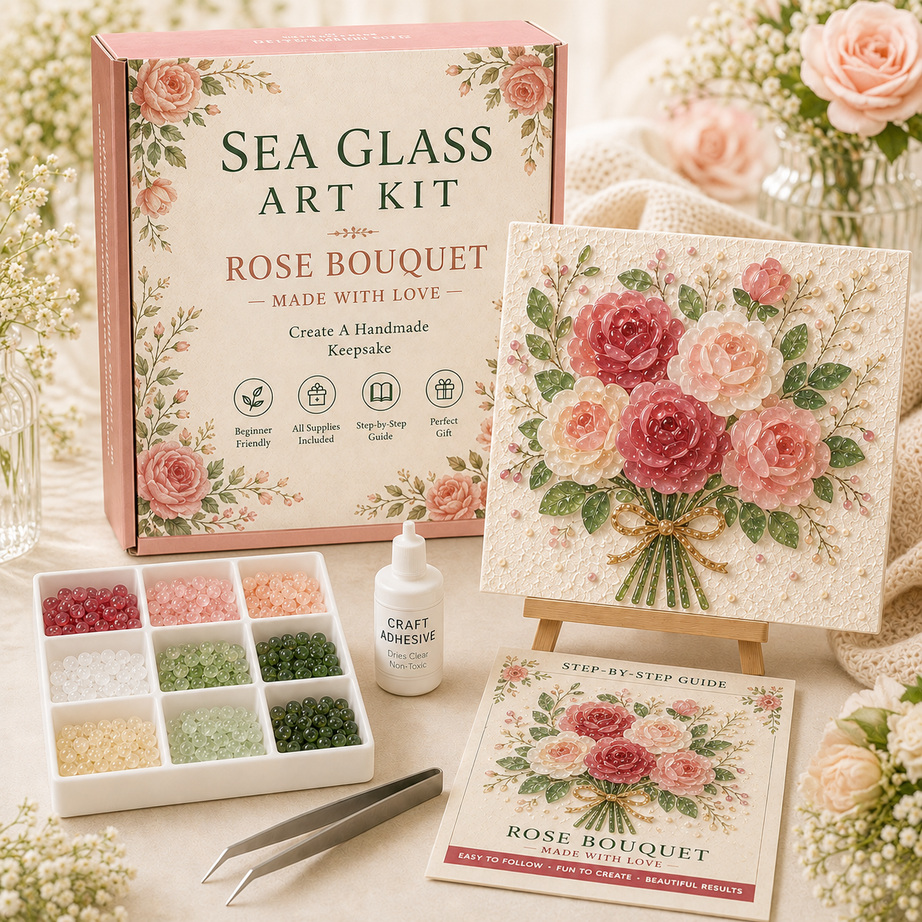 Bloom & Garden Sea Glass Art Kit Collection