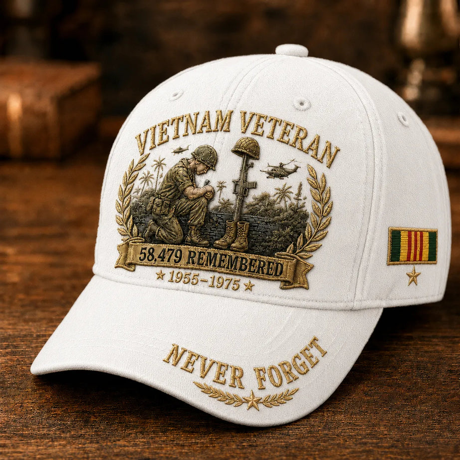Vietnam Veteran 58,479 Remembered Cap