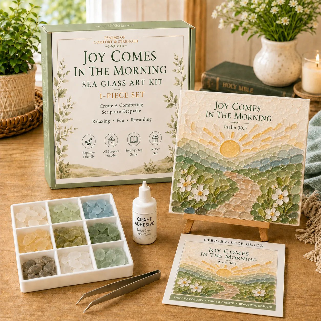 Psalms of Comfort & Strength Glass Art Kit
