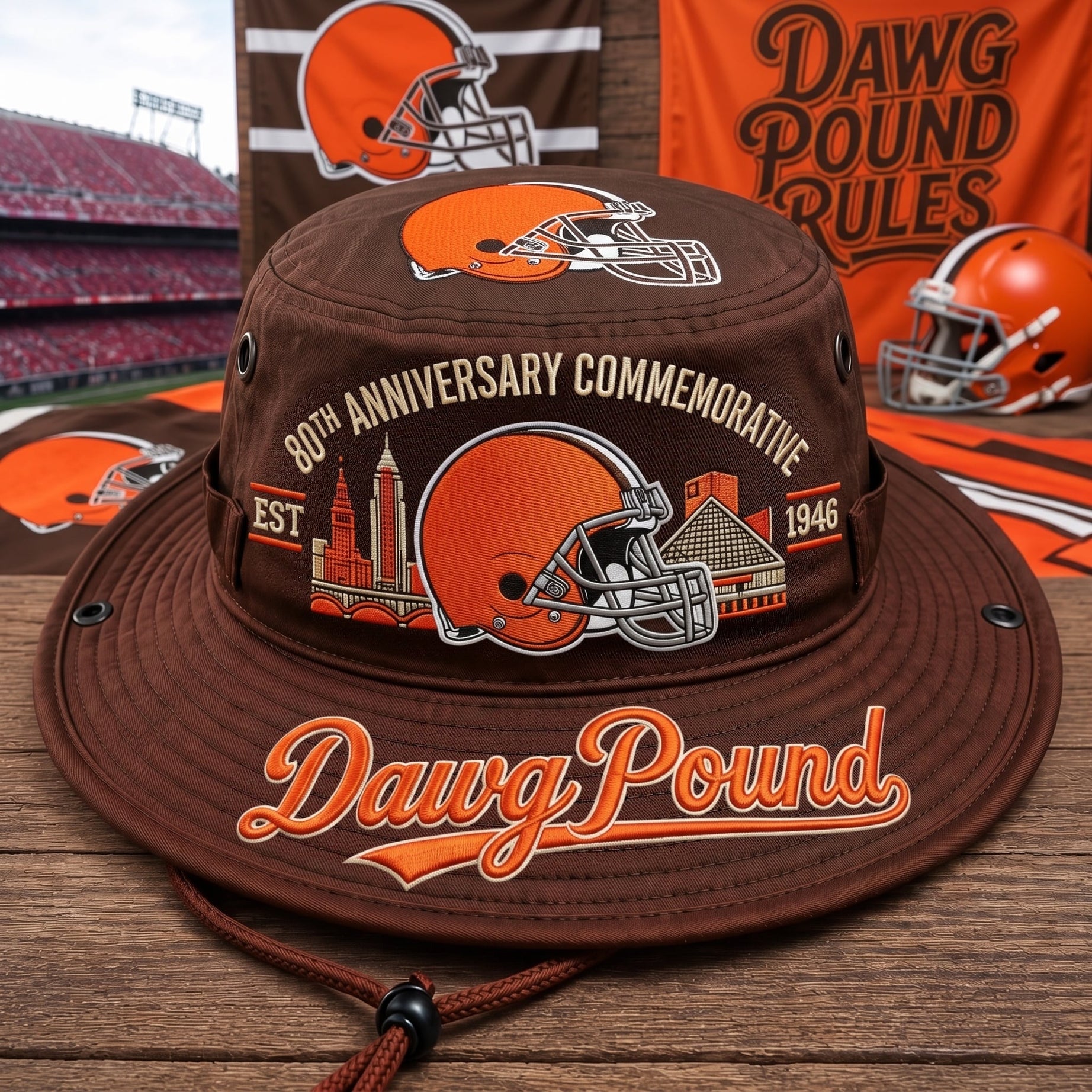 Dawg Pound 80th Anniversary Commemorative Boonie Hat