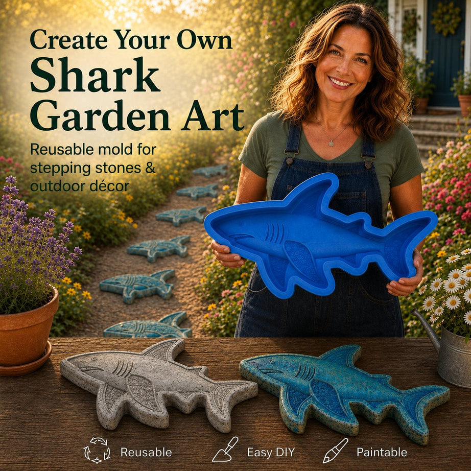 Reusable Ocean Theme Garden Art Mold