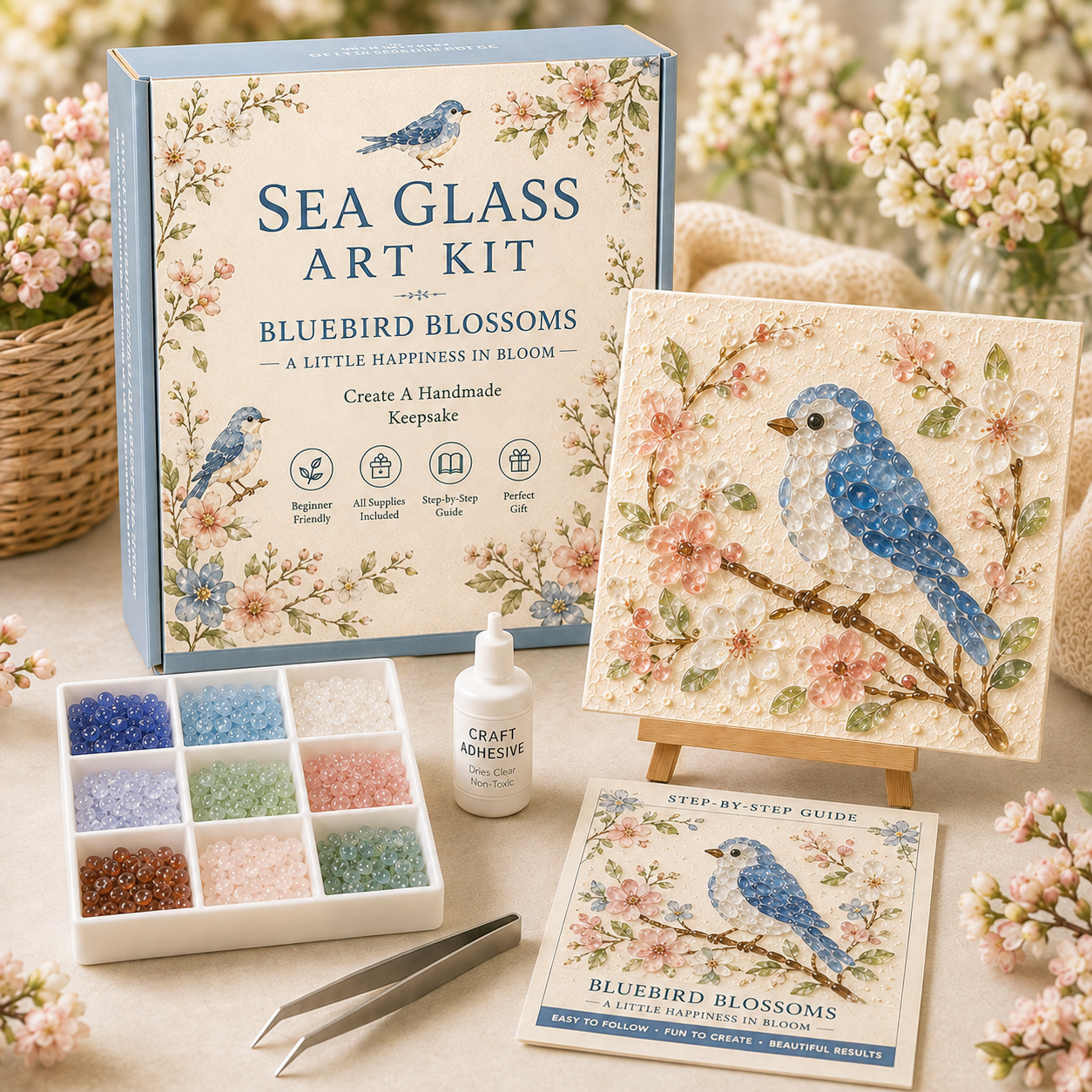 Bloom & Garden Sea Glass Art Kit Collection