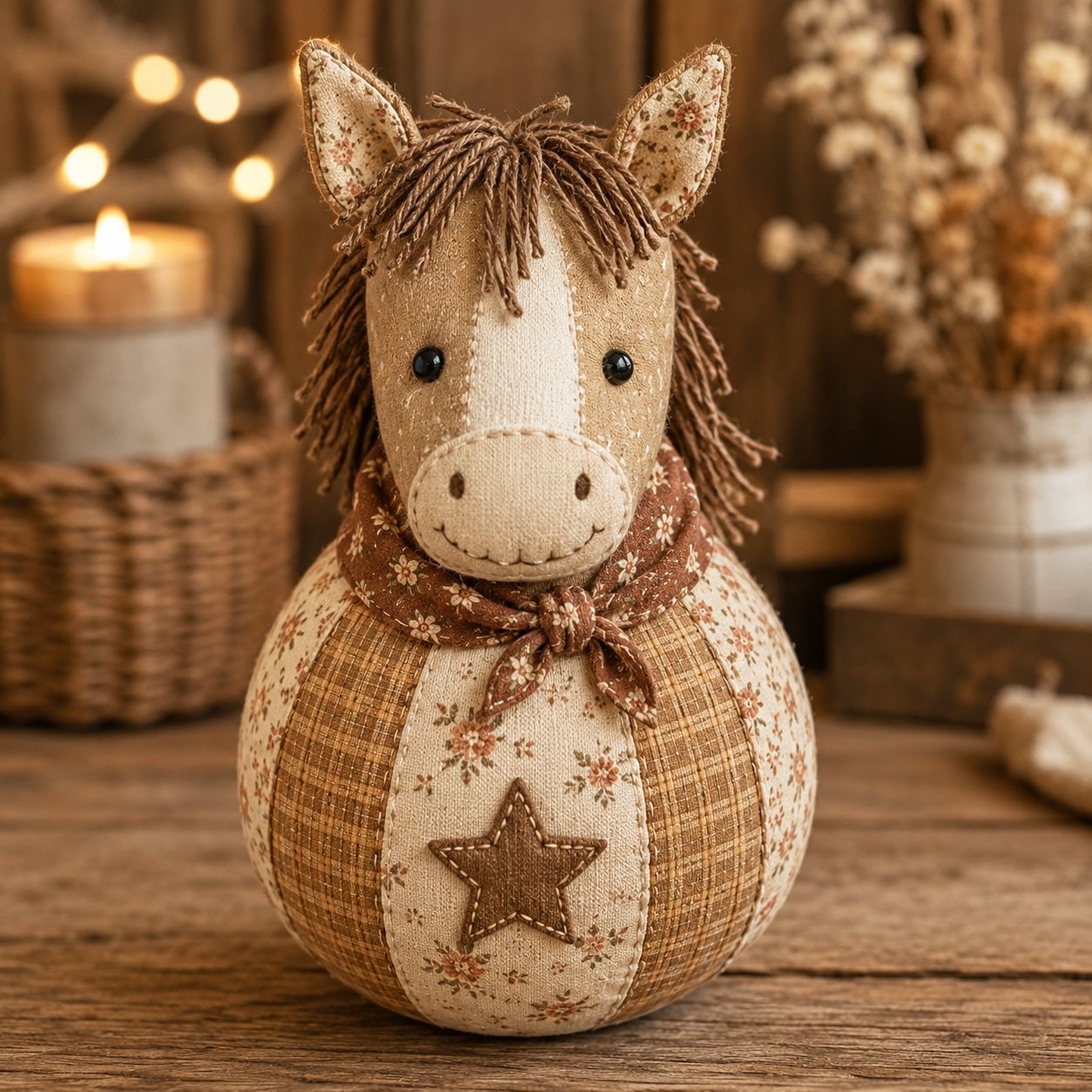 Christmas Patchwork Doll Sewing Kit – A Cosy Craft for Quiet Moments