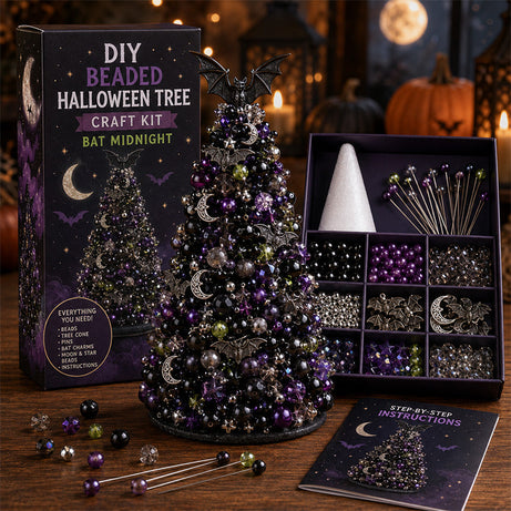 DIY Beaded Halloween Tree Craft Kit