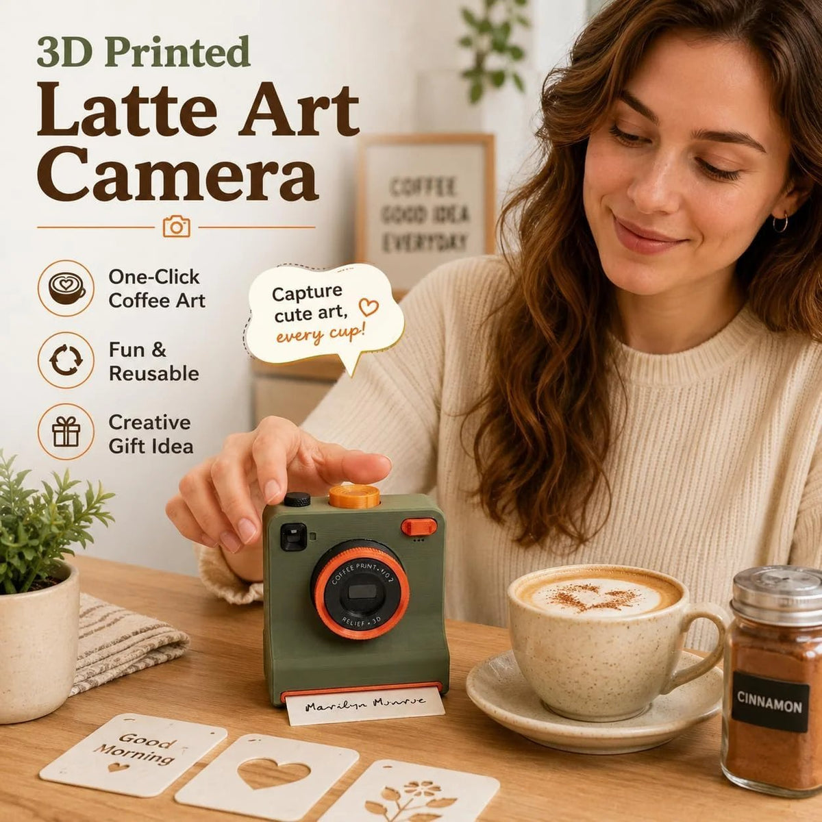 Smart Latte Art Maker Camera Tool
