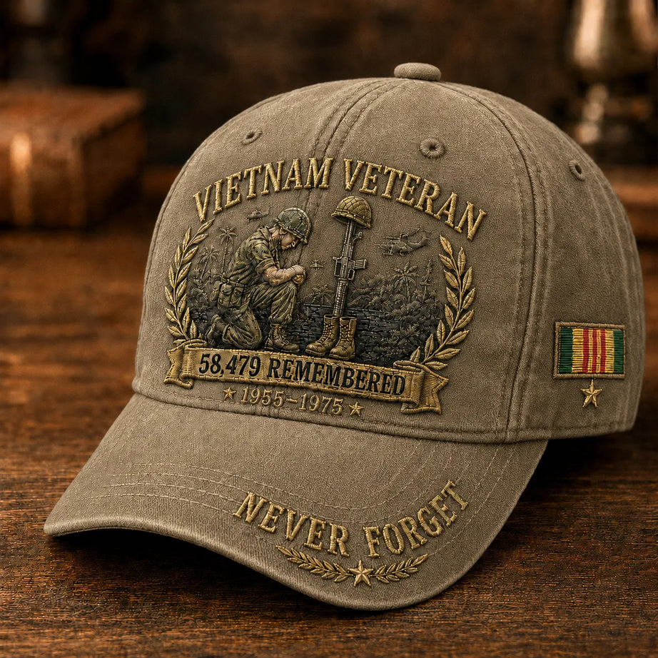 Vietnam Veteran 58,479 Remembered Cap
