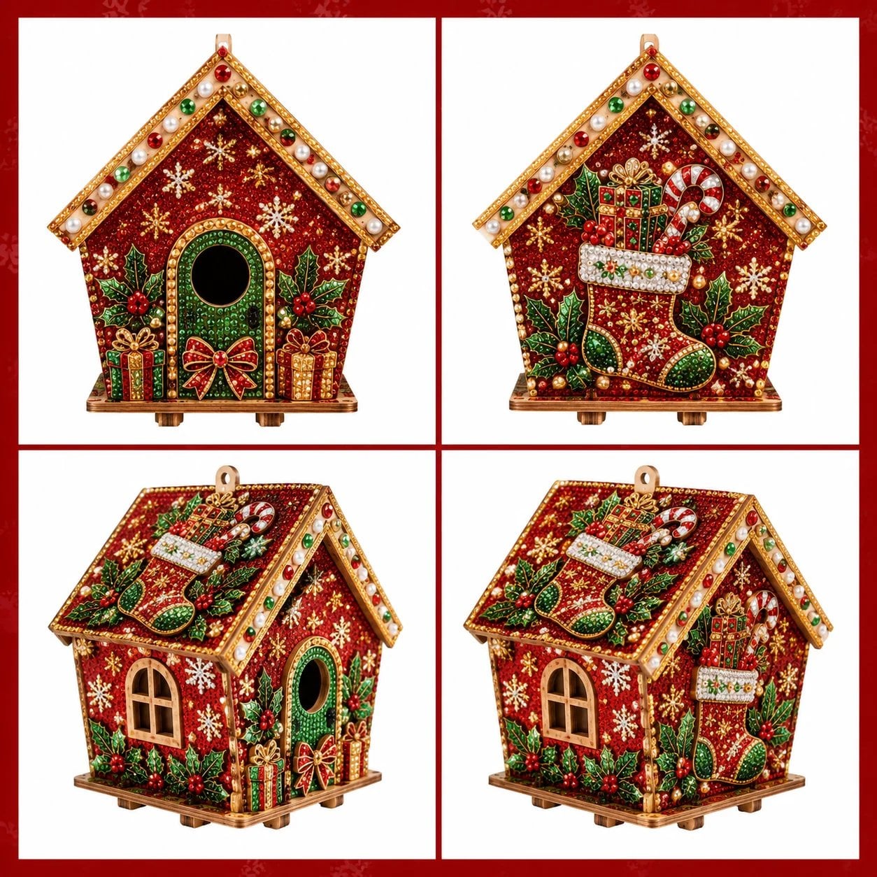 Christmas Pearl Cottage Art Kit