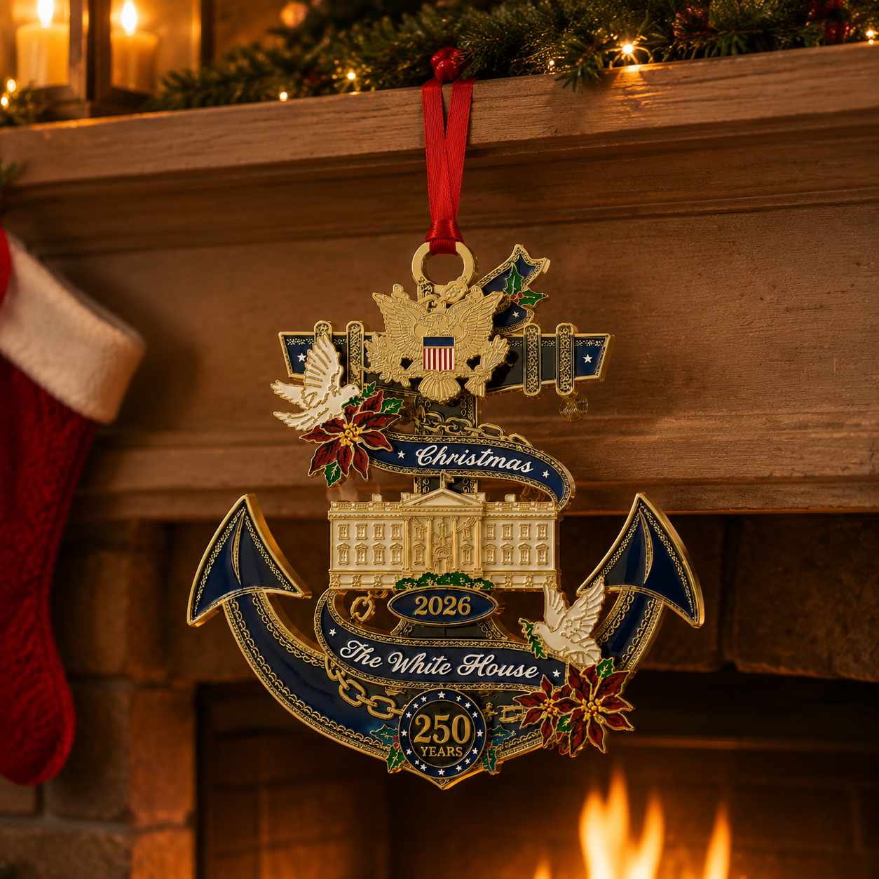250th Anniversary Christmas Tree Ornament