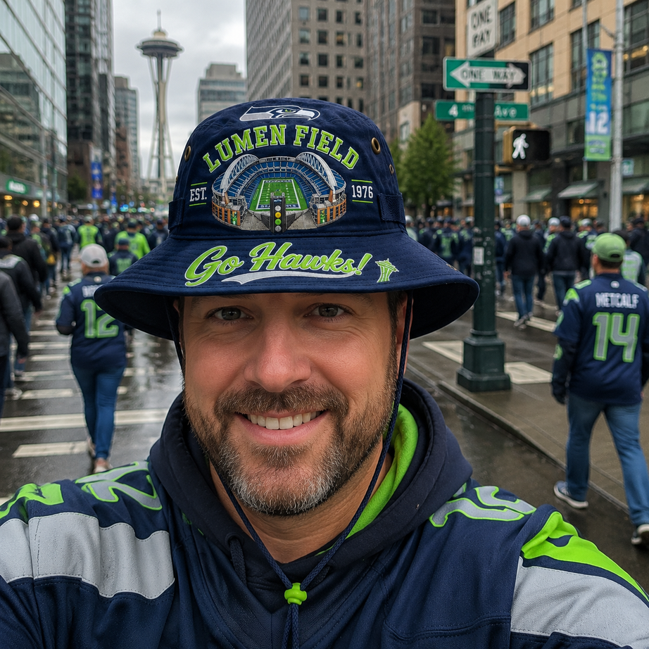 Go Hawks Lumen Field Boonie Hat