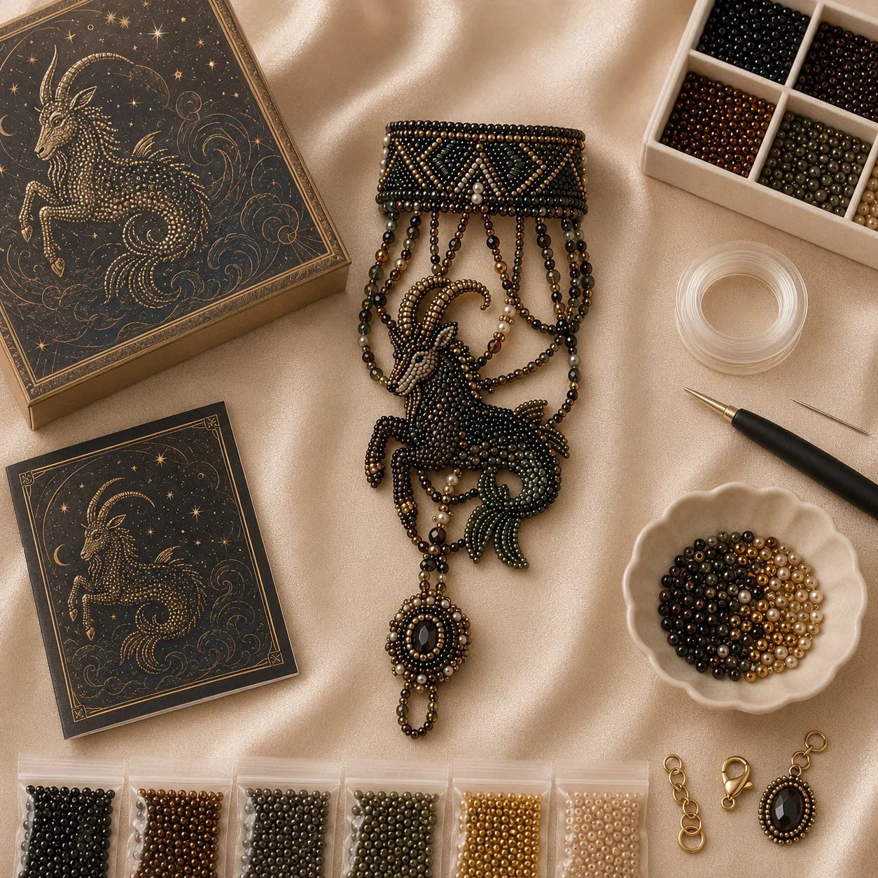 Zodiac DIY Beaded Hand Bracelet Kit