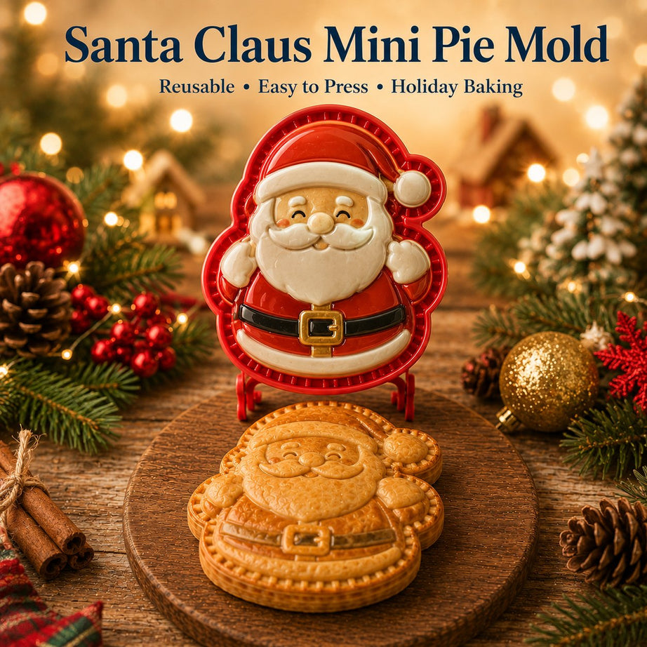 9-Design Christmas Mini Pie Mold Collection