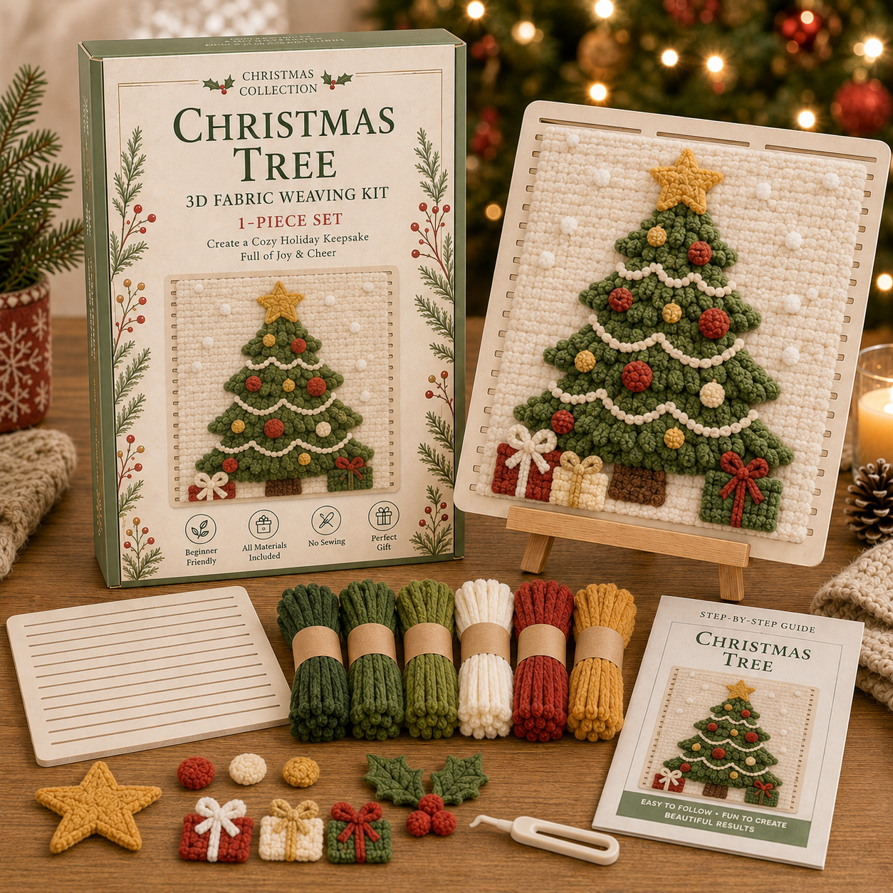 3D Christmas Fabric Weaving Kit