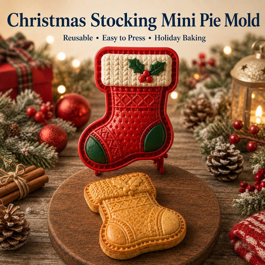 9-Design Christmas Mini Pie Mold Collection