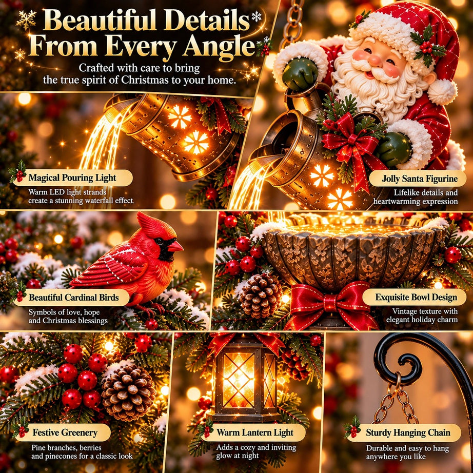 Christmas Magic Pouring Light  Hanging Collection