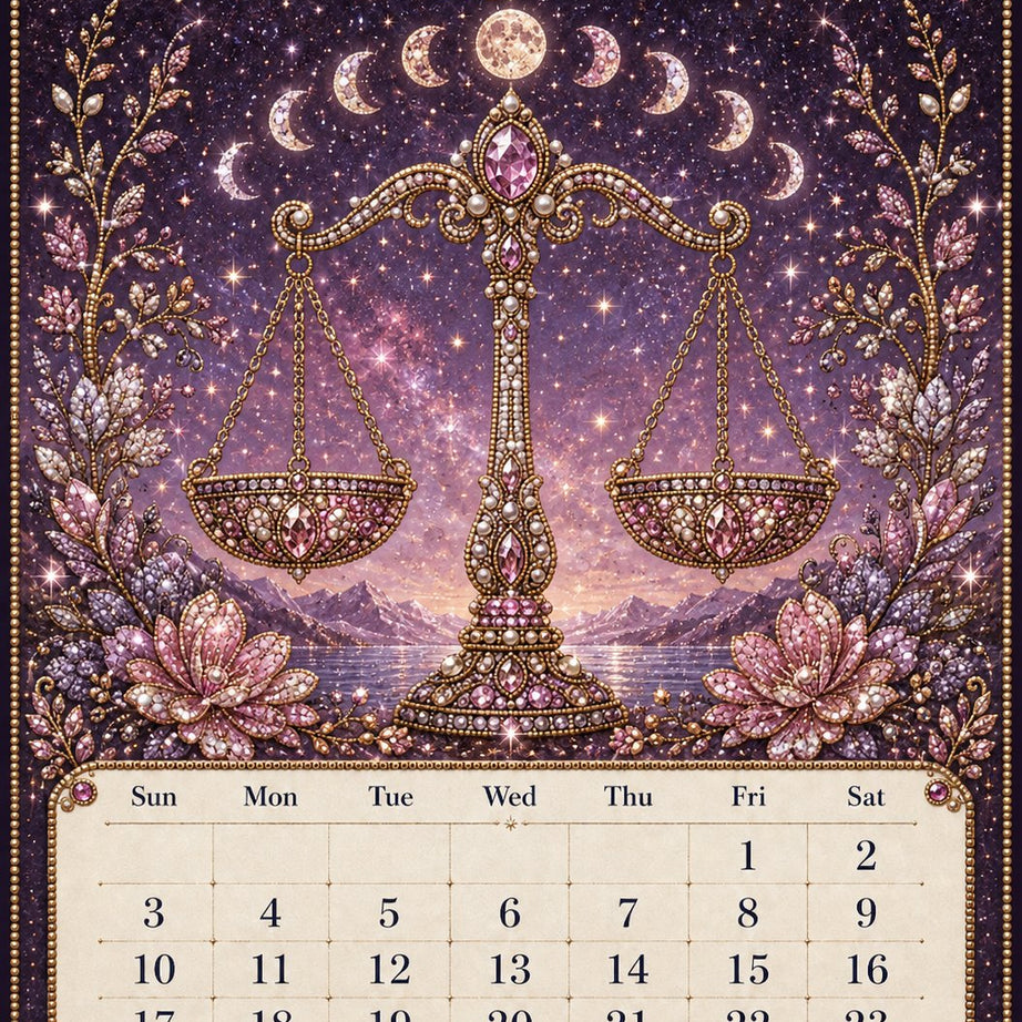 Beginner-Friendly 2027 Twelve Zodiac Bead Art Calendar Kit