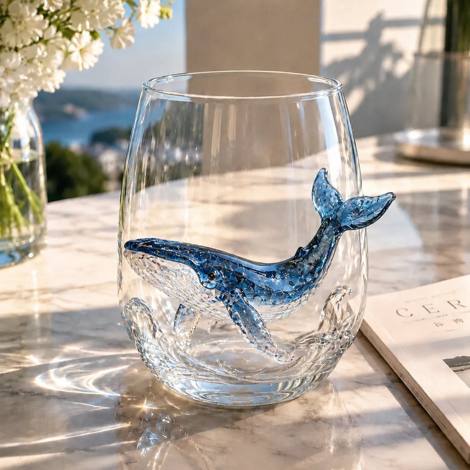 Artisanal Blue Ringed Octopus Glassware