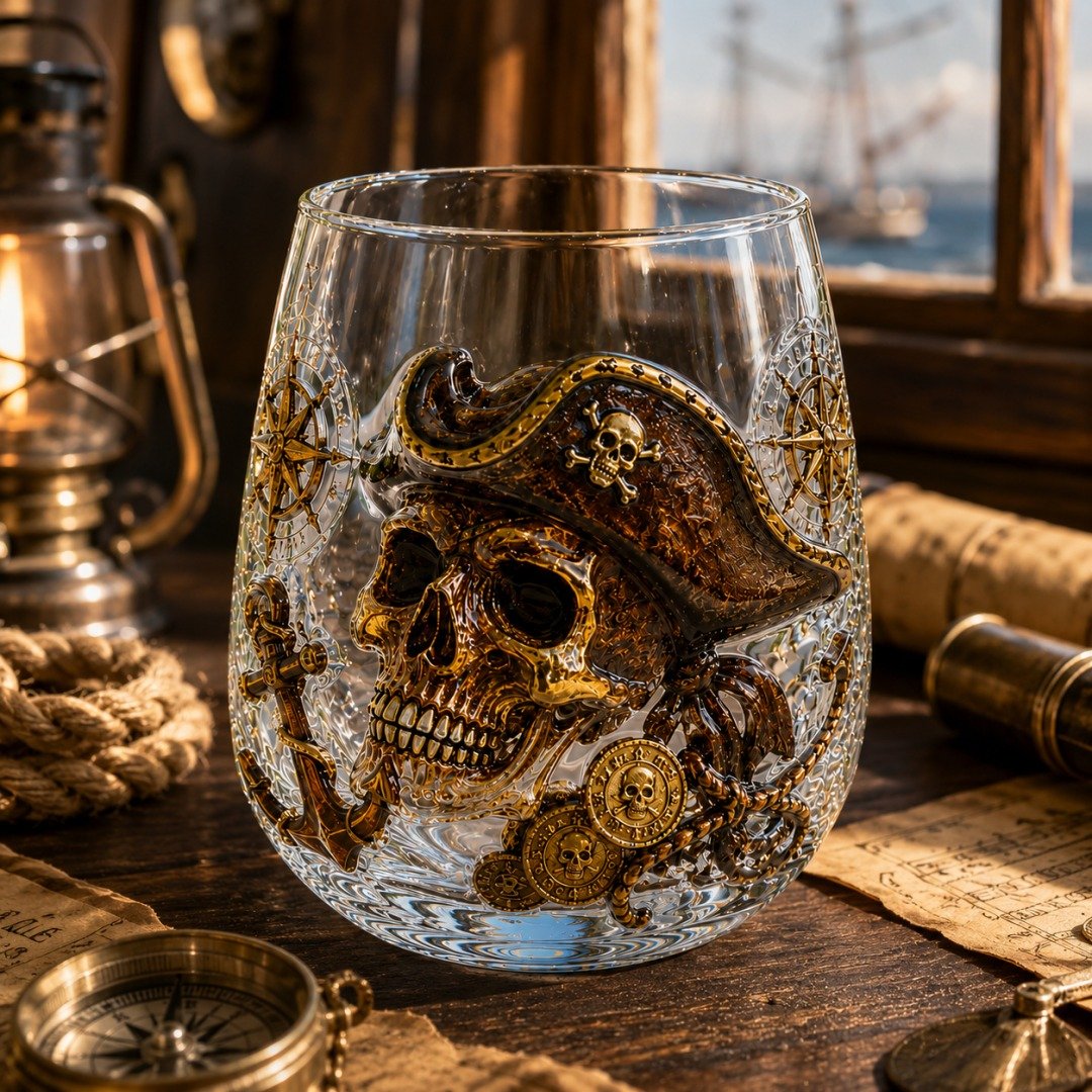 Release The Kraken Pirate Glass Collection