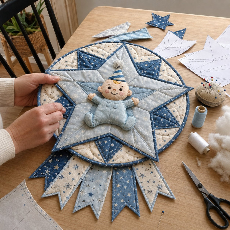 12-Month Themed 3D Quilted Door Hanger Sewing Kit Collection
