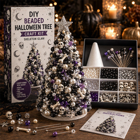 DIY Beaded Halloween Tree Craft Kit