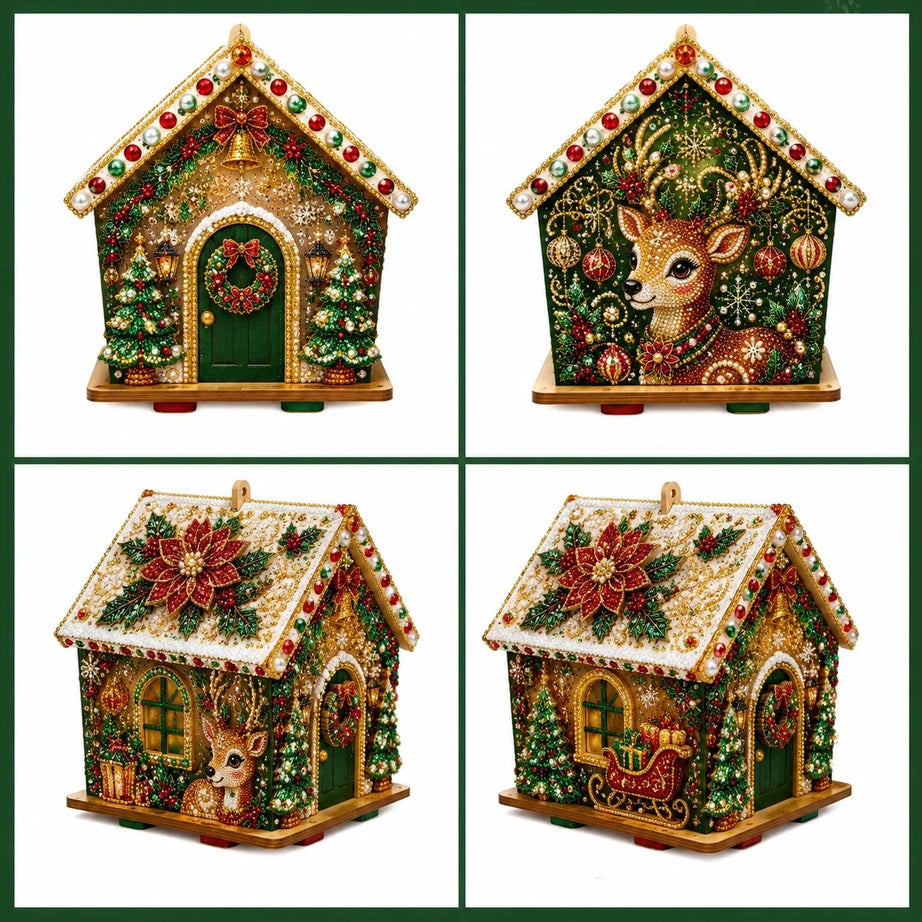 Christmas Pearl Cottage Art Kit