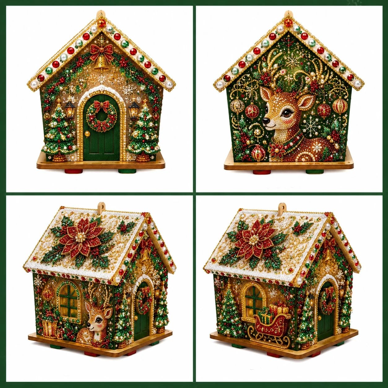 Christmas Pearl Cottage Art Kit