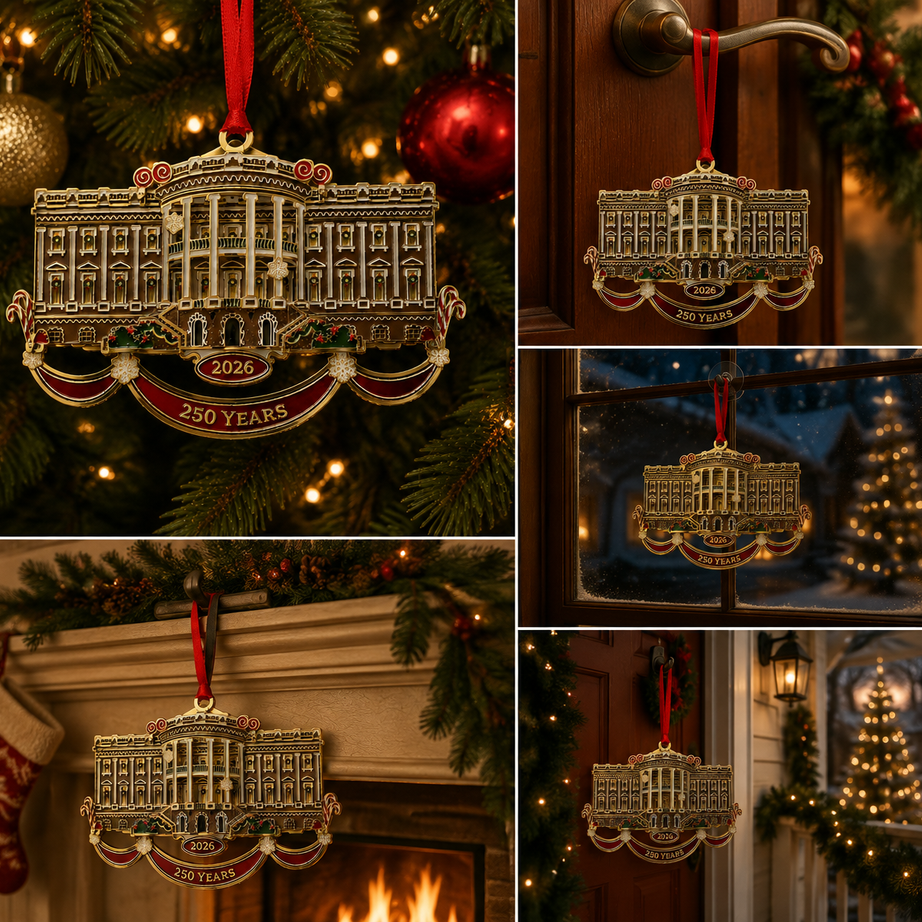 White House Christmas tree ornaments