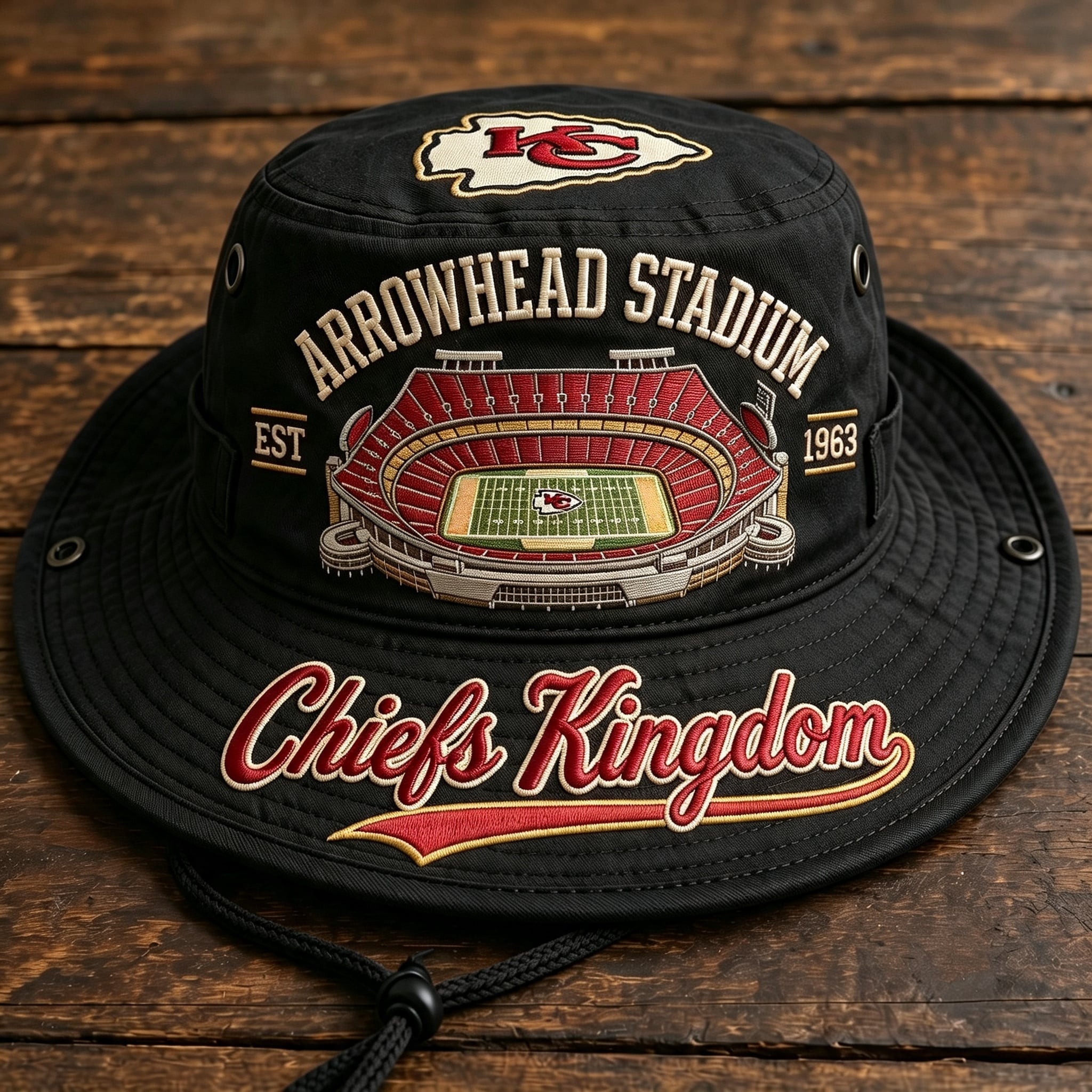 Chiefs Kingdom Arrowhead Stadium Boonie Hat