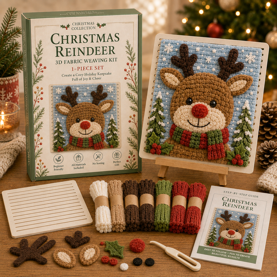 3D Christmas Fabric Weaving Kit