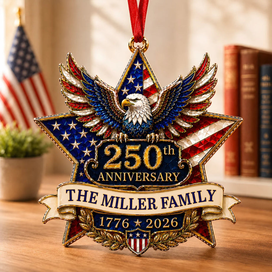 American Pride Lives On – Acrylic Ornament