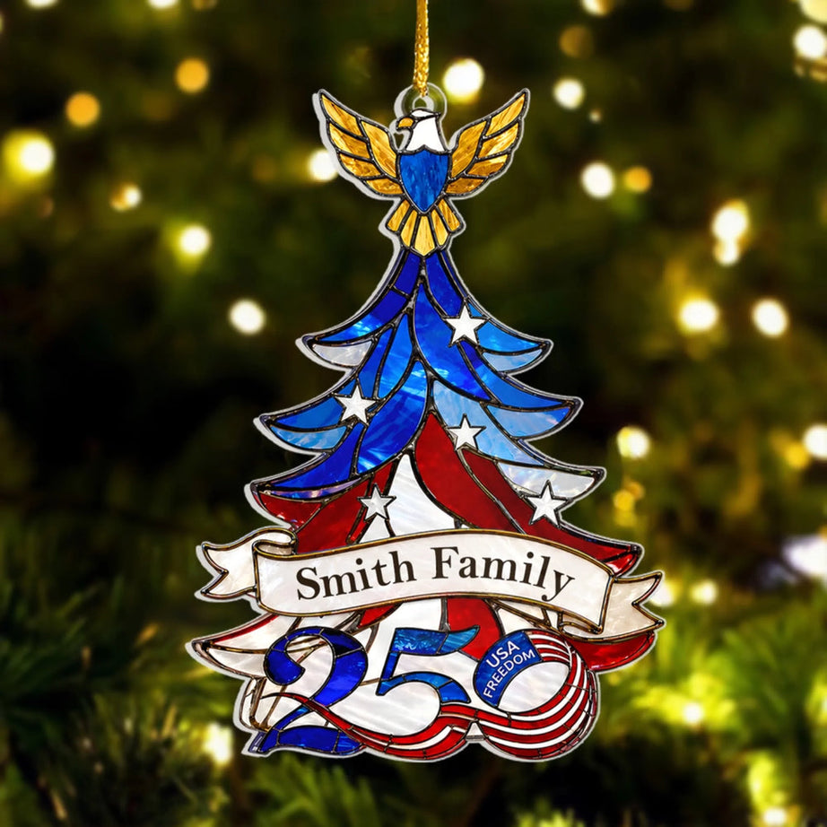 Celebrating 250 Years Of Freedom Together –  Acrylic Ornament