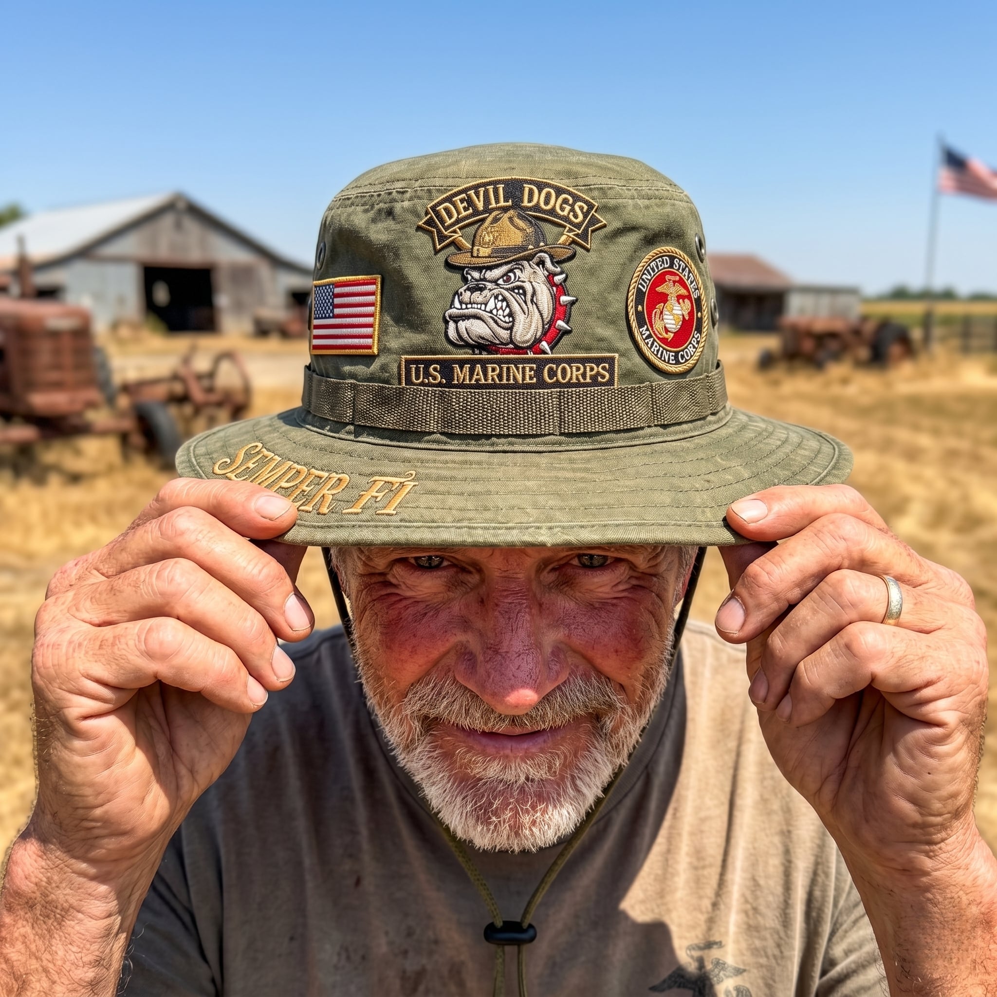 U.S. Marine Corps Devil Dogs Tribute Boonie Hat