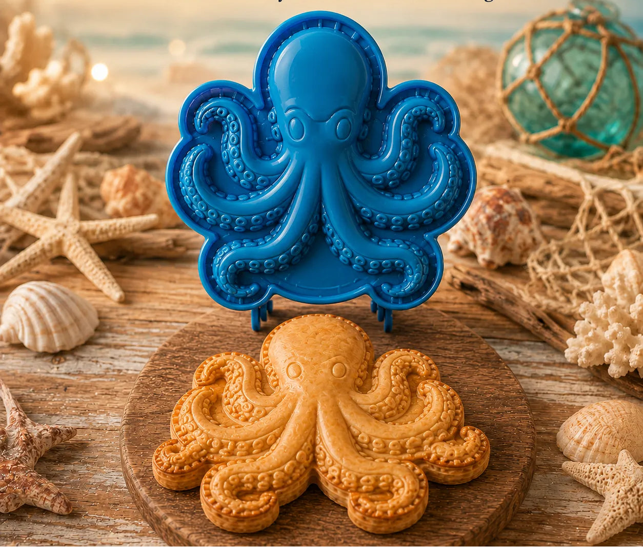 8-Design Ocean Filled Pie Press Collection