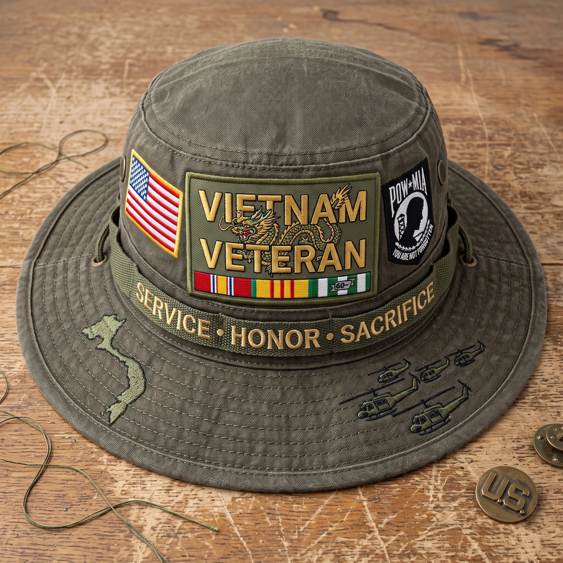 Vietnam Veteran Tribute Boonie Hat