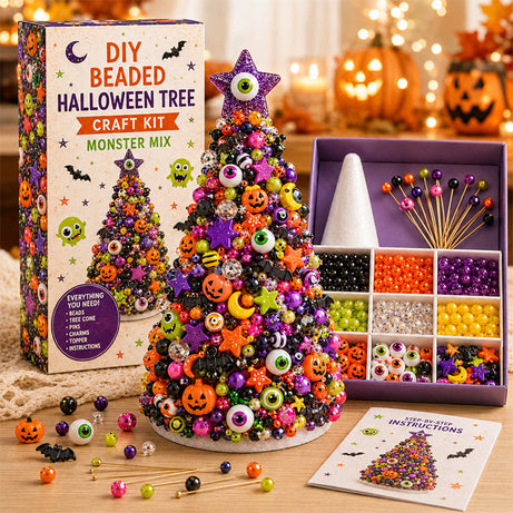 DIY Beaded Halloween Tree Craft Kit