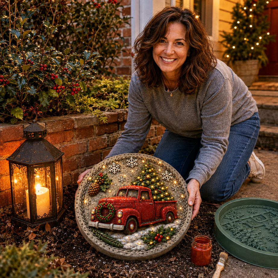 Reusable Christmas Garden Art Mold – Make Your Holiday Garden Truly One of a Kind