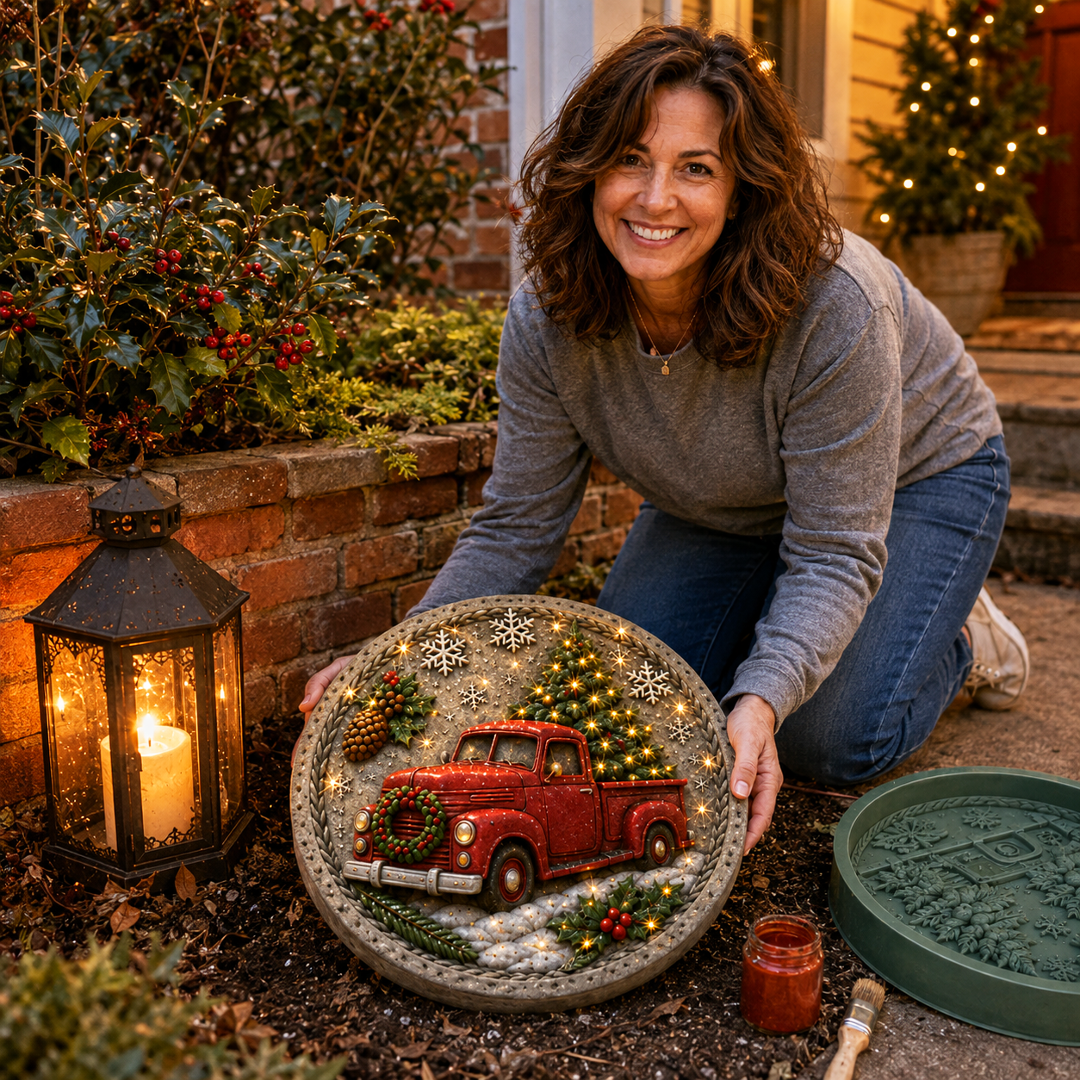 Reusable Christmas Garden Art Mold – Make Your Holiday Garden Truly One of a Kind