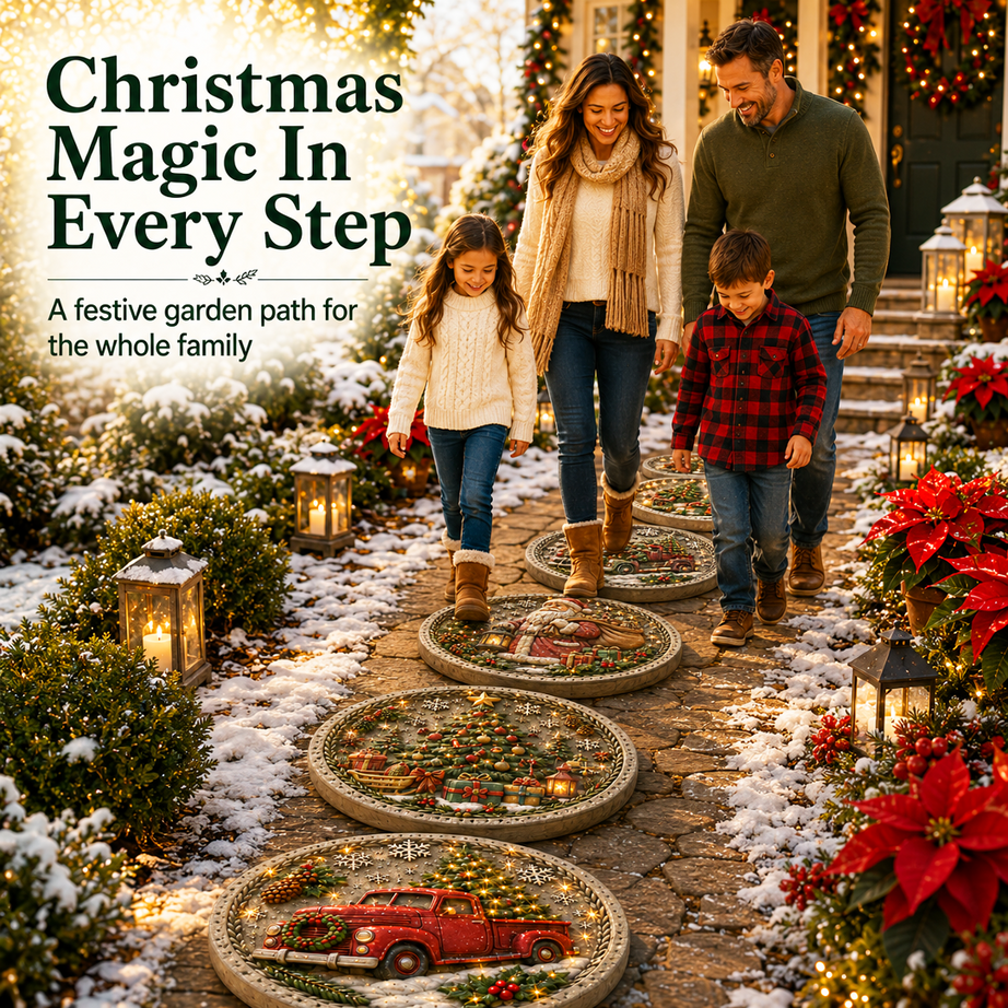 Reusable Christmas Garden Art Mold – Make Your Holiday Garden Truly One of a Kind
