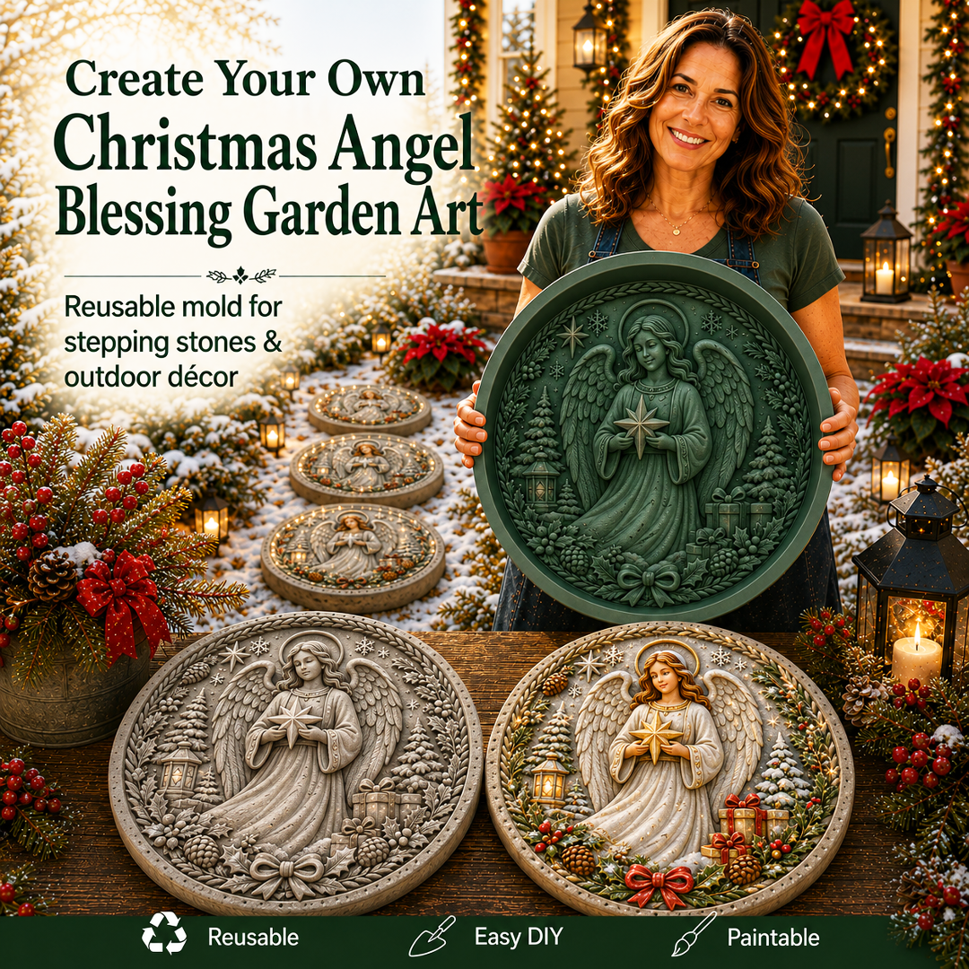 Reusable Christmas Garden Art Mold – Make Your Holiday Garden Truly One of a Kind