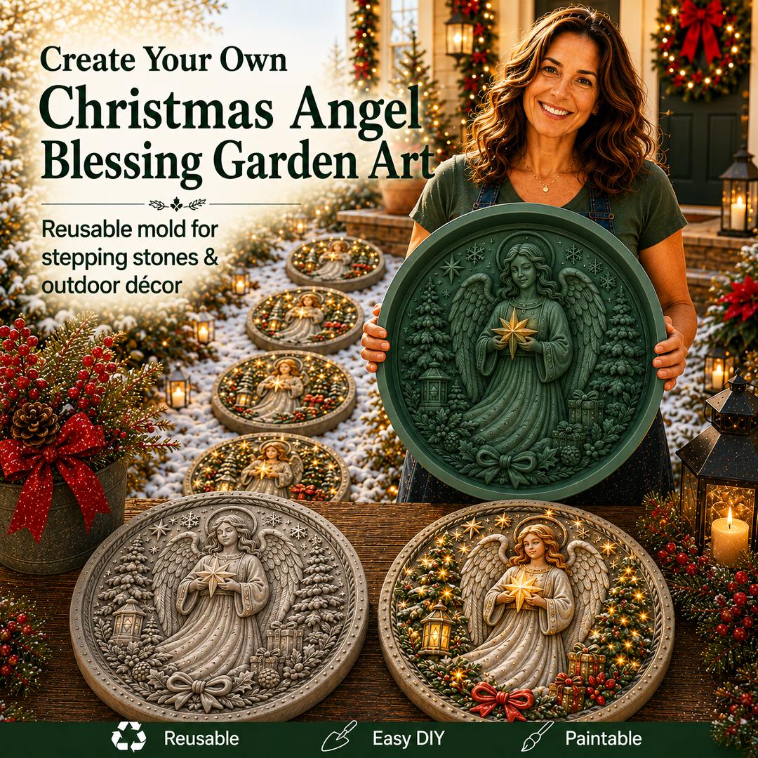 Reusable Christmas Garden Art Mold – Make Your Holiday Garden Truly One of a Kind