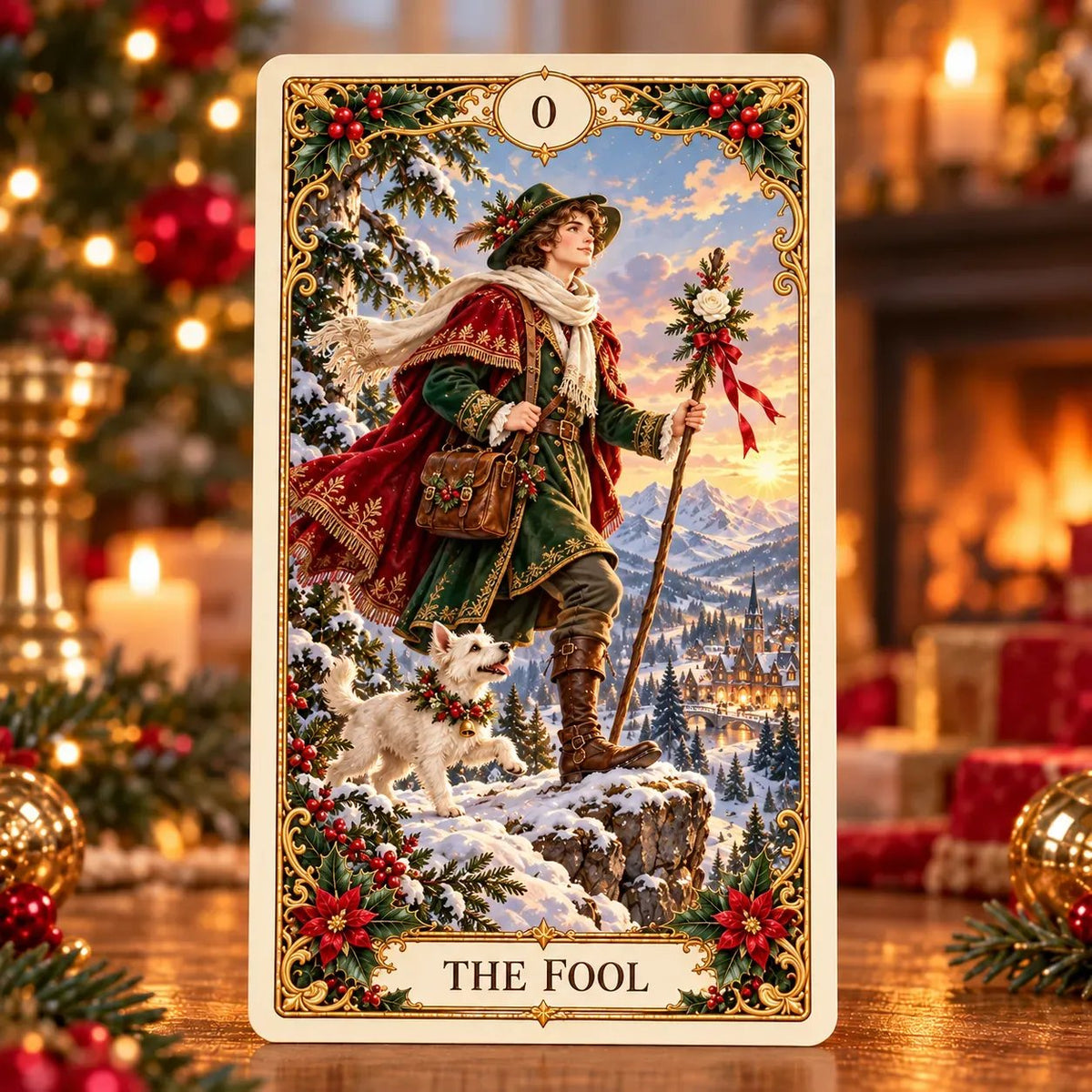Victorian Christmas Tarot | Illustriertes Kartendeck mit 78 Karten und passender Schachtel