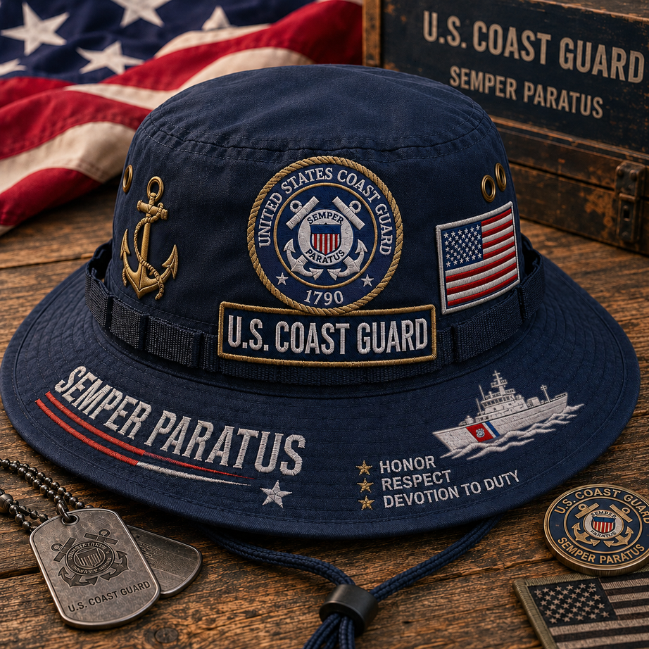 U.S. Coast Guard Semper Paratus Tribute Boonie Hat